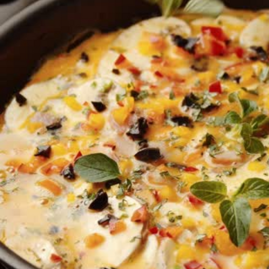 Bacon and Sausage Breakfast Casserole - Crockpot