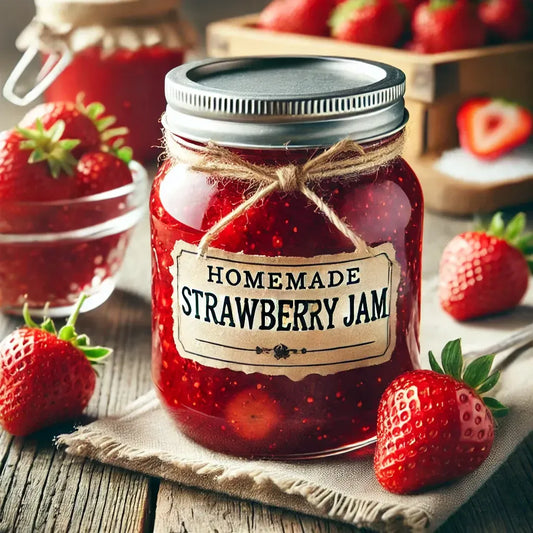 Homemade Strawberry Jam - How to can it for later