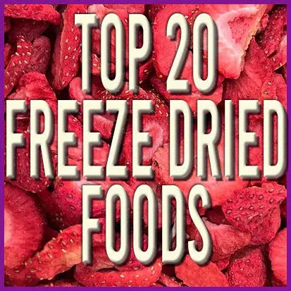 Top 20 best Freeze Dried Foods