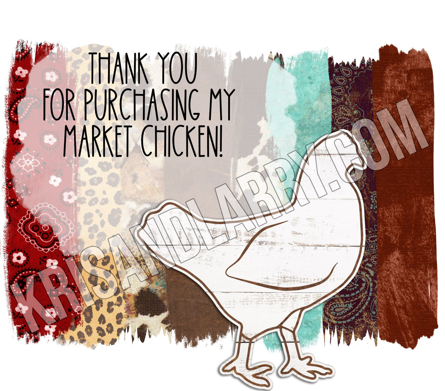 Chicken / Chickens- Thank you Buyers gift Livestock Show Chicken, Chickens, rooster, hens, Tumbler Sublimation file - DIGITAL FILE, PNG