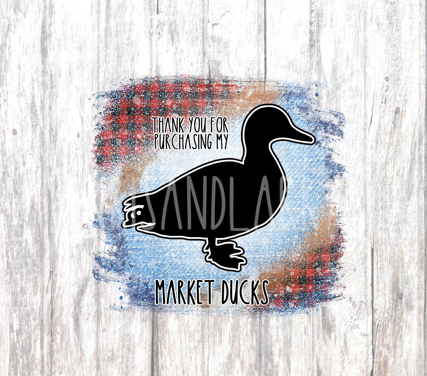 Thank you Buyers gift Livestock Show duck, market DUCKS water fowl with Barn wood Tumbler Sublimation file - DIGITAL File, PNG