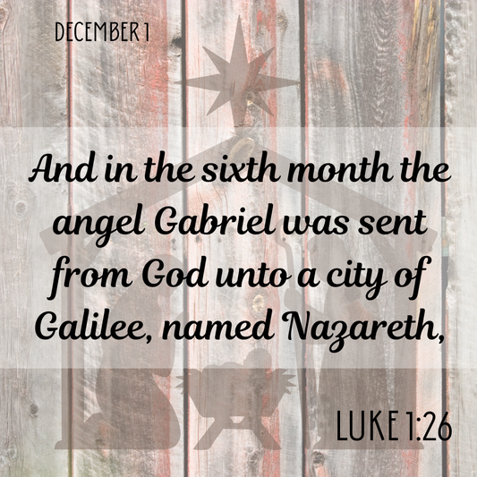 FREE Advent Scripture Countdown PDF — A Gift from Our Homestead to Yours