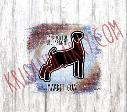 TUMBLER - Buyer's Thank You Gift - Livestock, Market Goat, Market Lamb, Market Swine, Market Steer