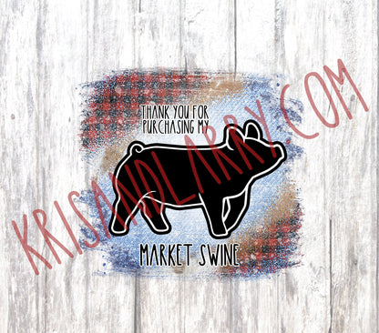 TUMBLER - Buyer's Thank You Gift - Livestock, Market Goat, Market Lamb, Market Swine, Market Steer