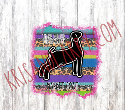 TUMBLER - Buyer's Thank You Gift - Serape Livestock, Market Goat, Market Lamb, Market Swine, Market Steer
