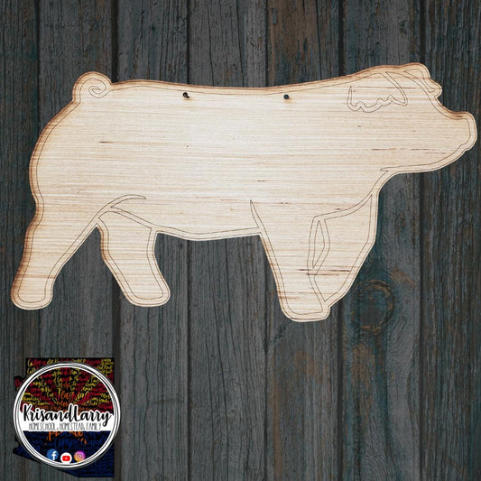 Pig Stall Sign blank, ears down, hereford, duroc, chester, poland, spot, ears forward, livestock, wood stall blank, pig, hog, swine, floppy