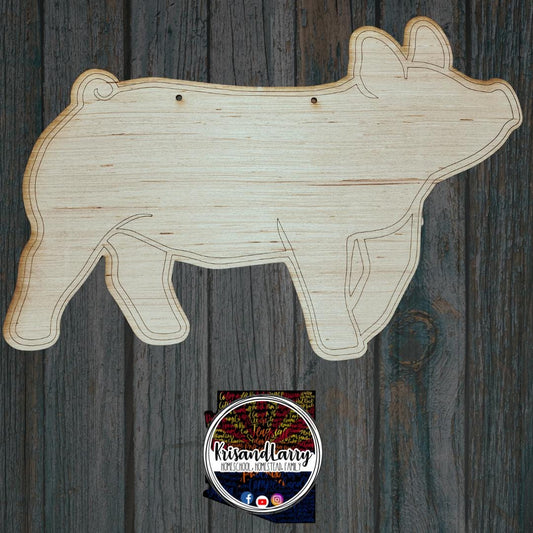 Pig Stall Sign blank, ears up, yorkshire, blue butt, hampshire, berkshire , livestock, wood stall blank, pig, hog, swine,